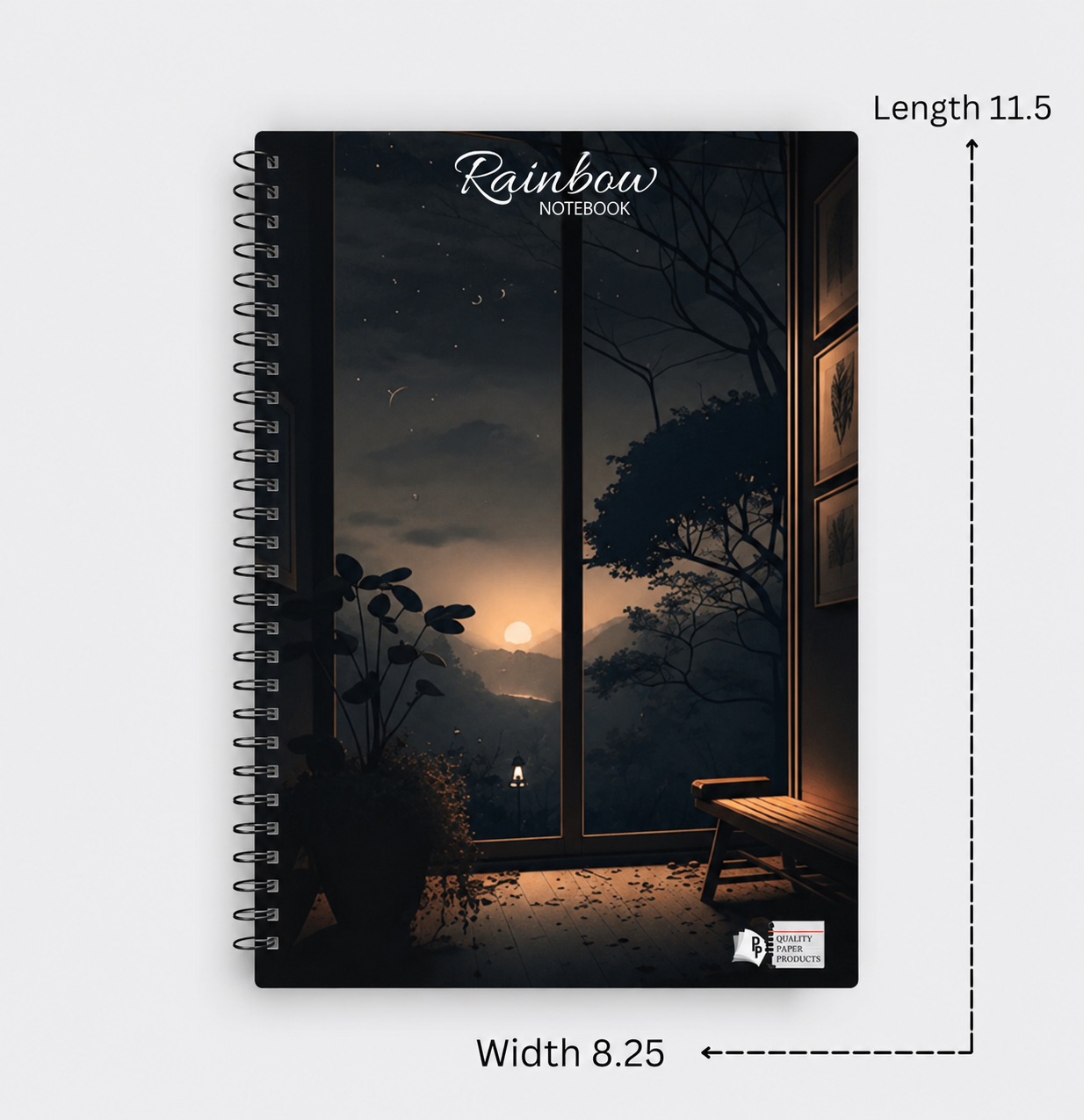 Rainbow Window Notebook