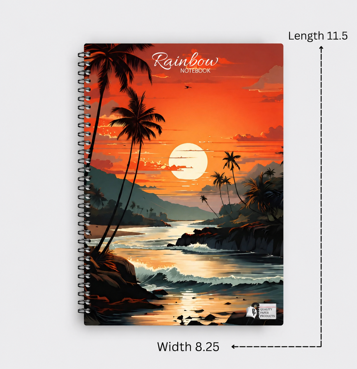 Rainbow Scenery Notebook