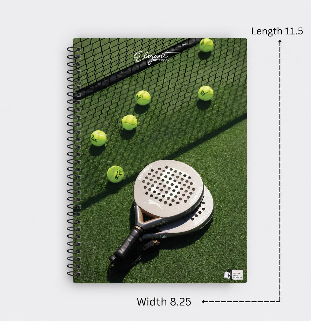 Elegant Padel Tennis Notebook