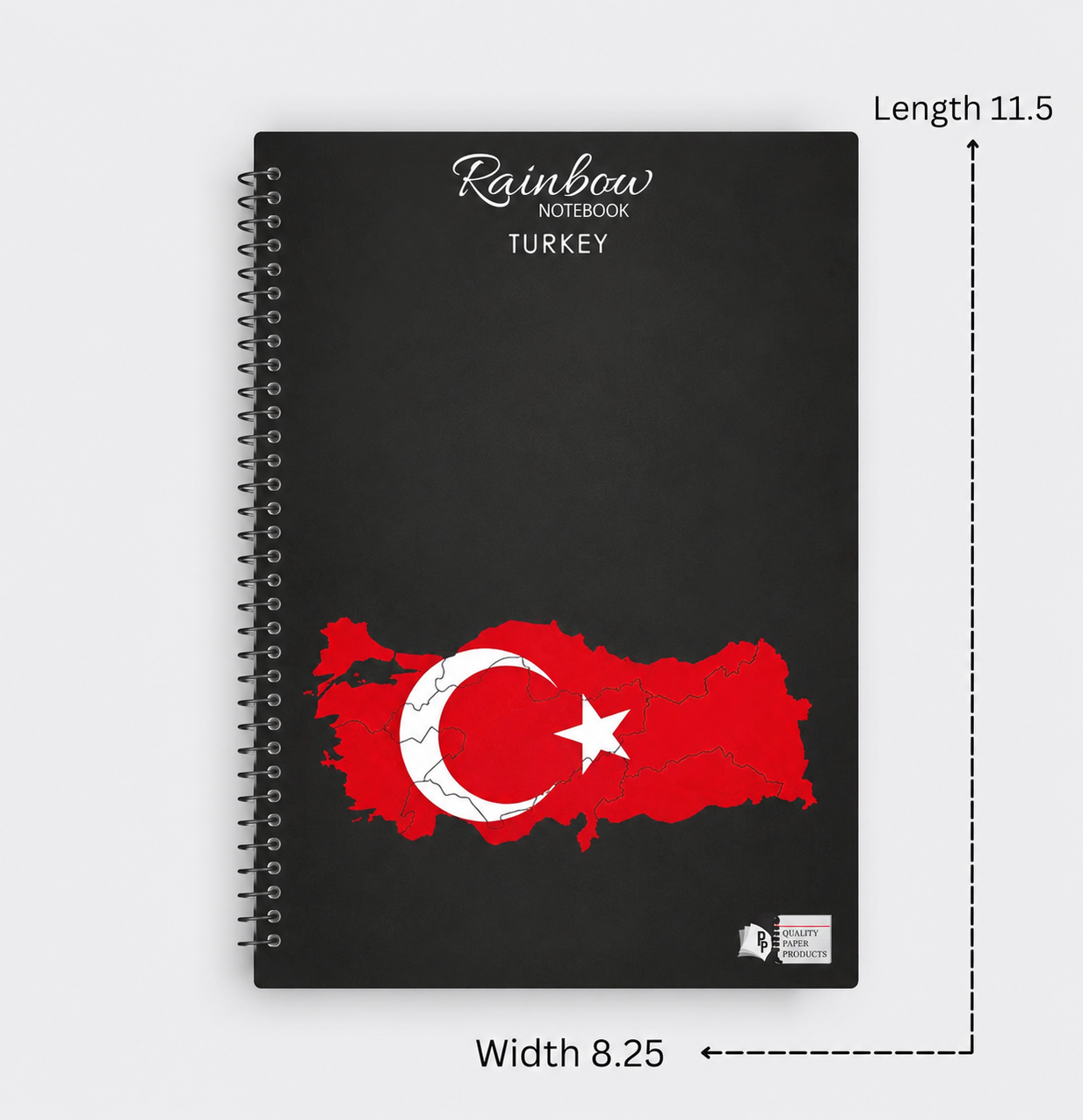 Rainbow Turkish Flag Notebook