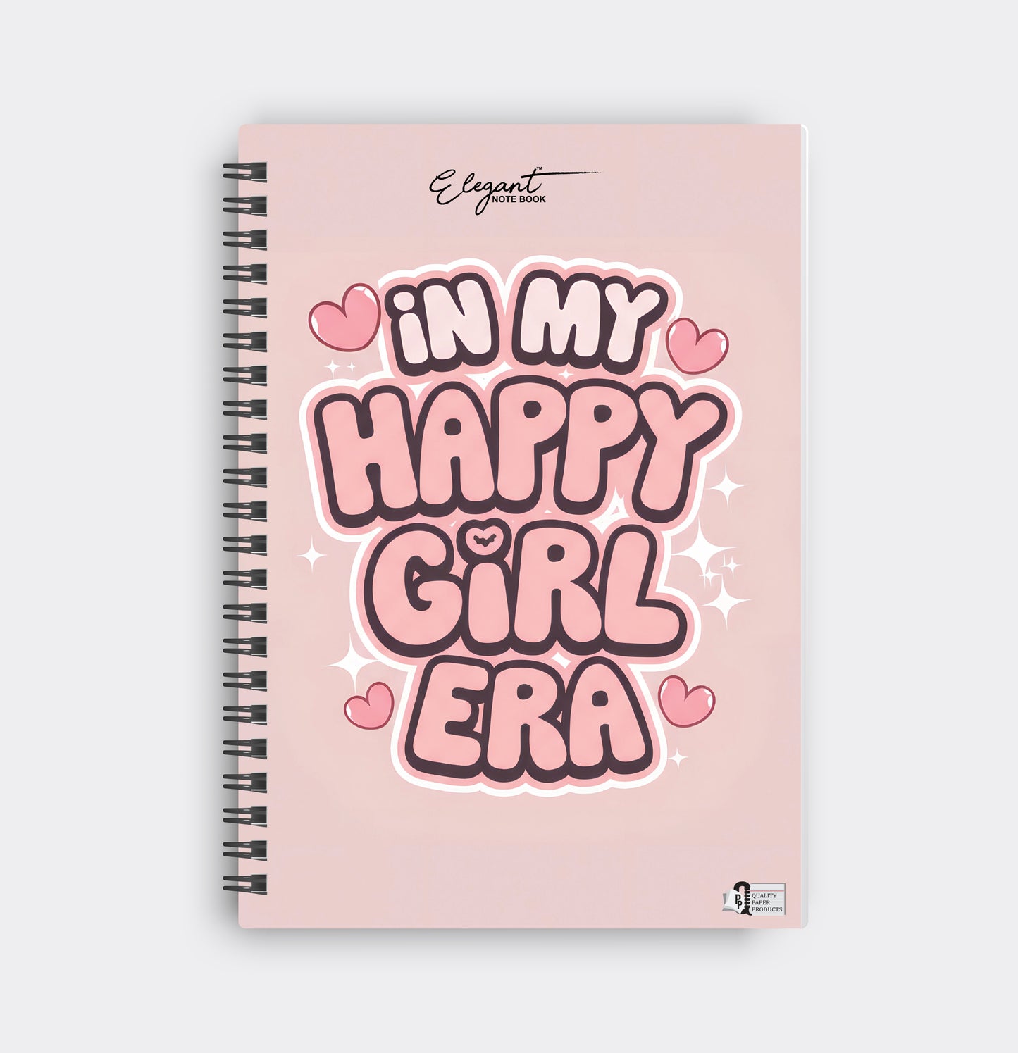 Elegant Happy Girl Notebook
