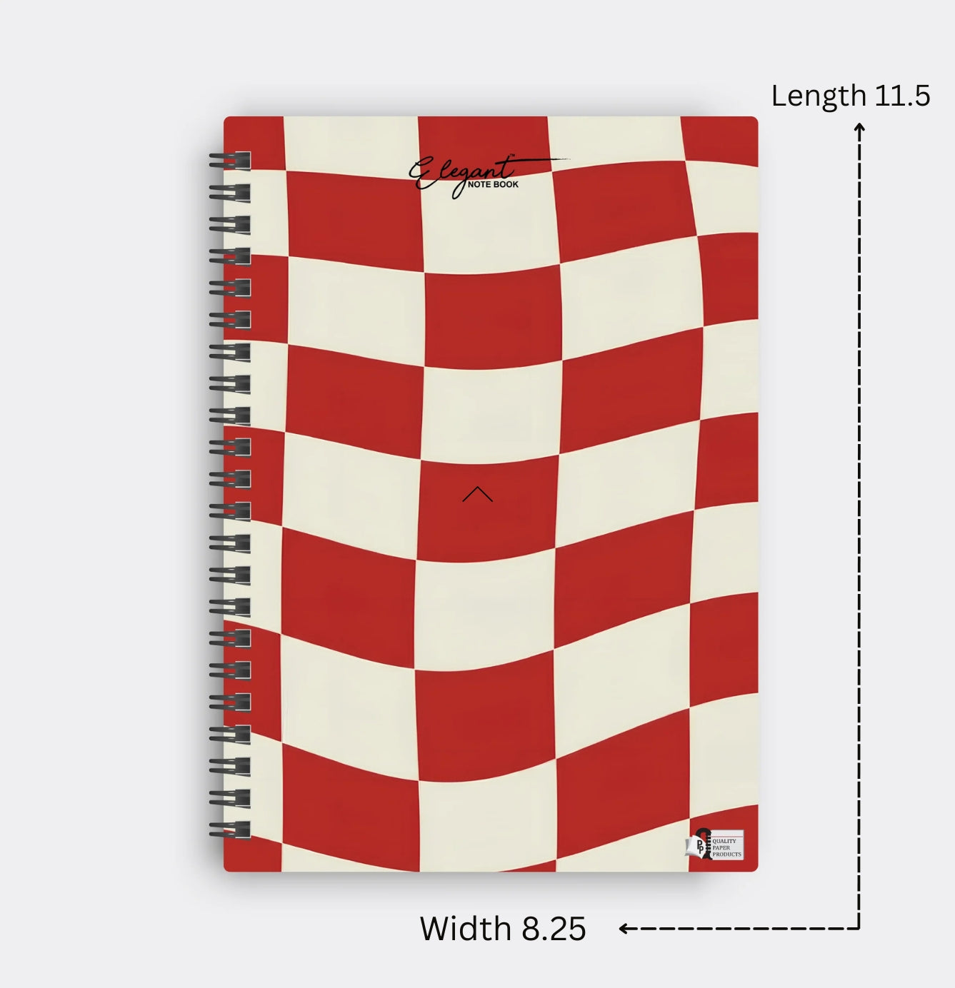 Elegant Checkered Notebook – Quality Paper Products