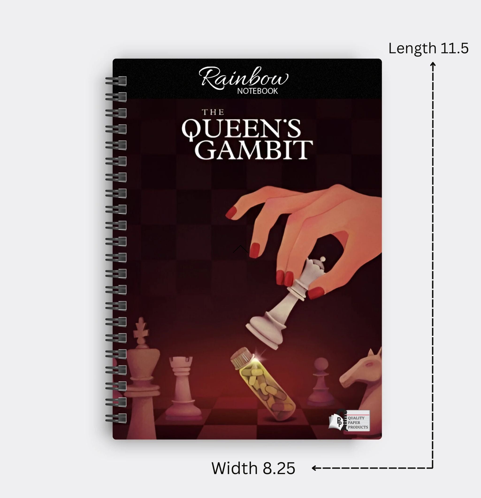 Rainbow Queens Gambit Notebook – Quality Paper Products