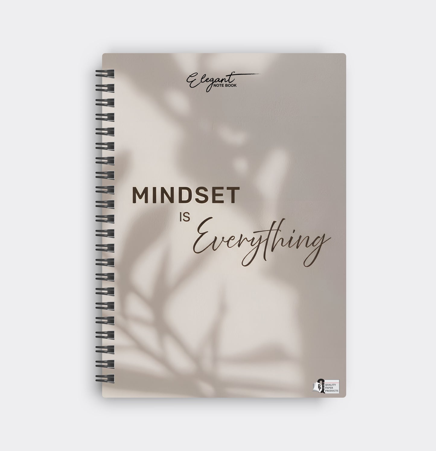 Elegant Mindset Quote Notebook