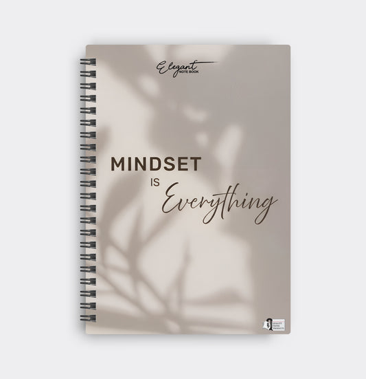 Elegant Mindset Quote Notebook