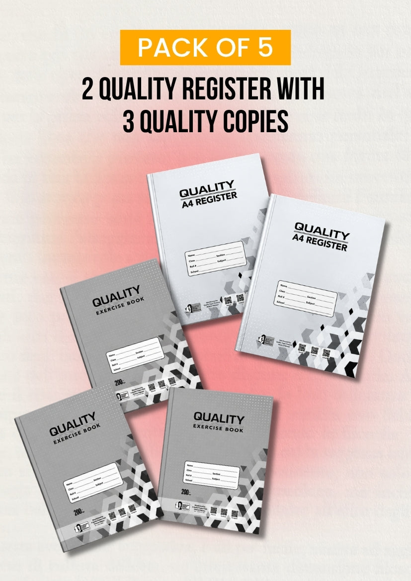 2 Premium Register with 3 Quality Copies Bundle Offer