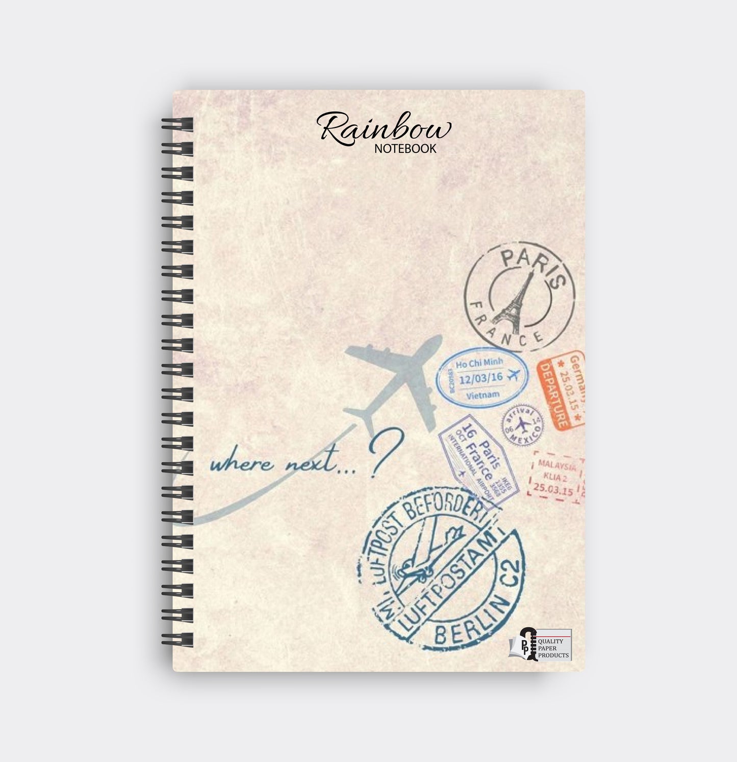 Rainbow Where Next Notebook